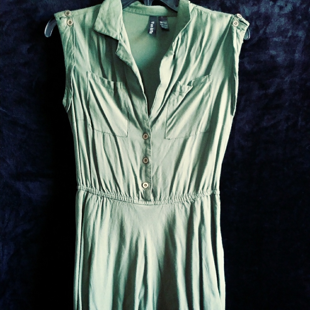 Olive Green Dress